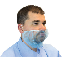Disposable Beard Covers, Polypropylene, Blue Distribution Élite MP