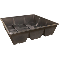 IBC Sump Bin, 385 US gal. Spill Capacity, 76" x 76" x 20" Distribution Élite MP
