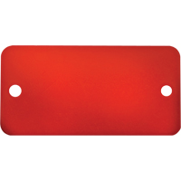 &eacute;tiquettes vierges, Aluminium, 3" la x 1" h Distribution Élite MP