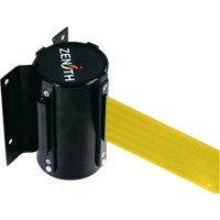 Wall Mount Barrier, Steel, Screw Mount, 12', Yellow Tape Distribution Élite MP