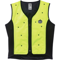 Chill-Its&reg; 6685 Dry Evaporative Cooling Vests, Medium, High Visibility Lime-Yellow Distribution Élite MP
