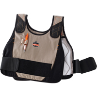6215 Phase Change Cooling Vests, Small/Medium, Khaki Distribution Élite MP