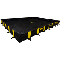 Rigid-Lock QuickBerm&reg;, 1435 US gal. Capacity, 12' W x 16' L x 12" H, Stake Wall Distribution Élite MP