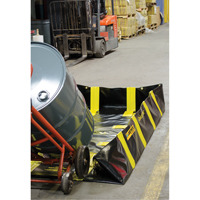 Bermes de confinement avec supports int&eacute;rieurs de parois QuickBerm , Capacit&eacute; 235 gal. US, 4' la x 8' lo x 12" h, Support &agrave; encliqueter Distribution Élite MP