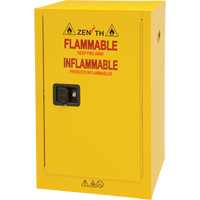 Flammable Storage Cabinet, 12 gal., 1 Door, 23" W x 35" H x 18" D Distribution Élite MP