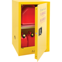 Flammable Storage Cabinet, 12 gal., 1 Door, 23" W x 35" H x 18" D Distribution Élite MP