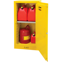 Flammable Storage Cabinet, 16 gal., 1 Door, 23" W x 44" H x 18" D Distribution Élite MP