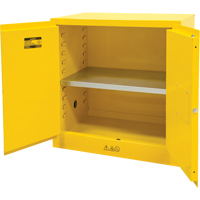 Flammable Storage Cabinet, 22 gal., 2 Door, 35" W x 35" H x 22" D Distribution Élite MP