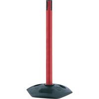 Poteau receveur robuste &agrave; ligne simple, Hauteur de 38", Rouge Distribution Élite MP