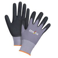 ZX-1 Premium Touchscreen Compatible Gloves, 7/Small, Nitrile/Foam Nitrile Coating, 15 Gauge, Nylon Shell Distribution Élite MP