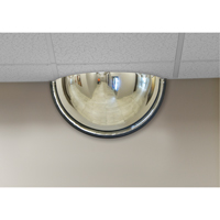 Miroir en d&ocirc;me 180°, Demi-d&ocirc;me, Dessus ferm&eacute;, Diam&egrave;tre 18" Distribution Élite MP