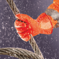 Gants Polar Grip 23-700, 9/Grand, R&ecirc;vetement PVC, Enveloppe en Nylon Distribution Élite MP