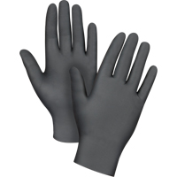 Gants jetables de calibre m&eacute;dical, 2T-Grand, Nitrile, 6 mils, Sans poudre, Noir, Classe 2 Distribution Élite MP