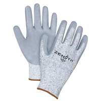Gants &eacute;lastiques sans coutures r&eacute;sistants &agrave; la coupe, Taille Grand/9, Calibre 13, Rev&ecirc;tement Nitrile, Enveloppe en PEHP, ANSI/ISEA 105 niveau 2/EN 388 niveau 3 Distribution Élite MP