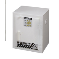 Solid Polyethylene Acid Cabinets, 6 x 0.66043 Gal., 17" x 22" x 17" Distribution Élite MP