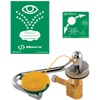 Poste de douche oculaire/faciale, Installation Montage sur &eacute;vier Distribution Élite MP