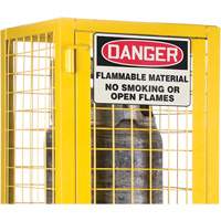 Armoire de s&eacute;curit&eacute; pour cylindres de gaz conforme aux normes de la CSA, nbre de bouteilles: 2, 17" , 17" , 69" , Jaune Distribution Élite MP