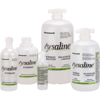 Bouteilles de solution saline pour douche oculaire, Bouteille Plein, 1 oz Distribution Élite MP