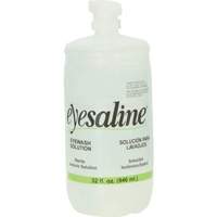 Bouteilles de solution saline pour douche oculaire, Bouteille Plein, 32 oz Distribution Élite MP