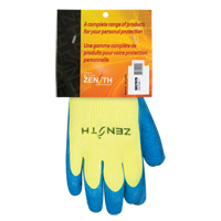 Gants haute visibilit&eacute; doubl&eacute;s d'acrylique de caoutchouc naturel, 7, R&ecirc;vetement Latex de caoutchouc, Calibre 7, Enveloppe en Acrylique Distribution Élite MP