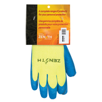 Gants haute visibilit&eacute; doubl&eacute;s d'acrylique de caoutchouc naturel, 10, R&ecirc;vetement Latex de caoutchouc, Calibre 7, Enveloppe en Acrylique Distribution Élite MP