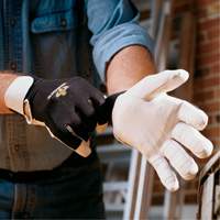 Gants antivibrations Air Glove, Taille Moyen, Paume Cuir perl&eacute; Distribution Élite MP