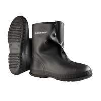 10" Black Overboots, PVC, Snap Closure, Fits Men's 6 - 7 Distribution Élite MP