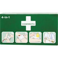 Coagulant 4-dans-1 cederroth, 9" lo x 5-1/2" la Distribution Élite MP