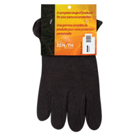 Gants de jersey, Grand, Brun, Molleton rouge, &agrave; enfiler Distribution Élite MP
