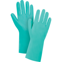 Gants r&eacute;sistants aux produits chimiques &agrave; prise en losange, Taille 7, 13" lo, Nitrile, Doublure en Ouat&eacute;e, 15 mils Distribution Élite MP