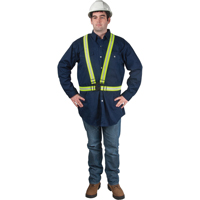 Harnais de s&eacute;curit&eacute; d'usage standard, Jaune lime haute visibilit&eacute;, Couleur r&eacute;fl&eacute;chissante Argent, Grand Distribution Élite MP