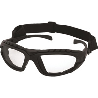 Dustdevil Black Frame Safety Glasses, Clear Lens, Anti-Fog/Anti-Scratch, ANSI Z87+/Meets/Exceeds CSA Z94.3 Distribution Élite MP