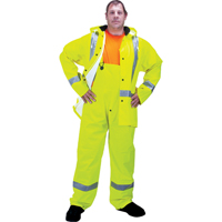 RZ900 Premium Traffic Rain Suit, Polyester/PVC, Medium, Lime-Yellow Distribution Élite MP