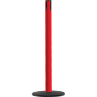 Syst&egrave;me Advance TensaBarrier - Poteau r&eacute;cepteur, Hauteur de 36", Rouge Distribution Élite MP