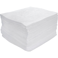 Premium Meltblown Sorbent Pads, Oil Only, 15" x 17", 30 gal. Absorbancy Distribution Élite MP