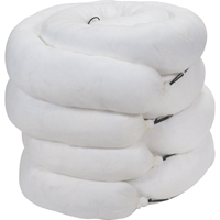 Barrages absorbants de premi&egrave;re qualit&eacute;, Huile seulement, 10' lo x 8" la, Absorption 70 gal., 4 /pqt Distribution Élite MP