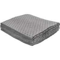 Premium Bonded Sorbent Pads, Universal, 15" x 17", 8 gal. Absorbancy Distribution Élite MP