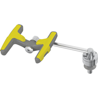 Poste de douche oculaire/faciale, Installation Montage sur comptoir Distribution Élite MP