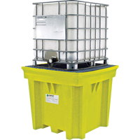 IBC Space-Saver Without Drain, 275 US gal. Spill Capacity, 57" x 57" x 48" Distribution Élite MP