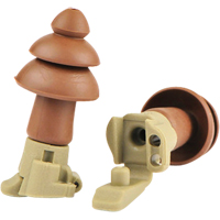 BattlePlugs&reg; Impulse Earplugs, Uncorded, Pair - Plastic Case, 24 dB NRR, Large Distribution Élite MP