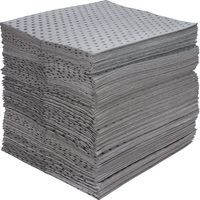 Industrial-Grade Fine Fibre Sorbent Pads, Universal, 15" x 17", 40 gal. Absorbancy Distribution Élite MP