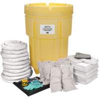 Trousse de lutte contre les d&eacute;versements de premi&egrave;re qualit&eacute; pour atelier, Huile seulement, Baril, Absorbance de 95 gal. US Distribution Élite MP