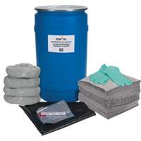 Shop Spill Kit, Universal, Drum, 30 US gal. Absorbancy Distribution Élite MP