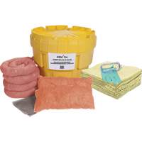 Spill Kit, Hazmat, Overpack/Salvage Drum, 20 US gal. Absorbancy Distribution Élite MP