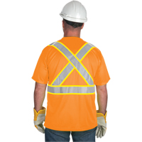 CSA Compliant T-Shirt, Polyester, Medium, Orange Distribution Élite MP