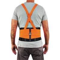 Ceinture de support dorsal haute visibilit&eacute; en &eacute;lasthanne ProFlex 100HV, &eacute;lastique, T-petit Distribution Élite MP