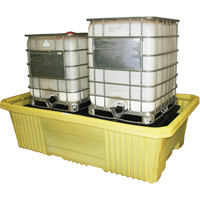 Double IBC 4000i Without Drain, 750 US gal. Spill Capacity, 113" x 71" x 32" Distribution Élite MP