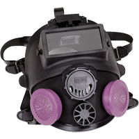 Respirateur &agrave; masque complet de la s&eacute;rie 7600 avec &eacute;quipement d'appoint pour le soudage, Silicone, Moyen/grand Distribution Élite MP