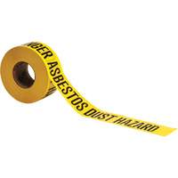 Barricade Tape, English, 3" W x 1000' L, 3 mils, Black on Yellow Distribution Élite MP