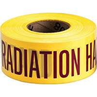 Barricade Tape, English, 3" W x 1000' L, 3 mils, Magenta on Yellow Distribution Élite MP
